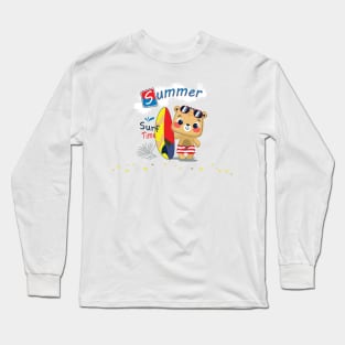 Summer Surf Time Long Sleeve T-Shirt